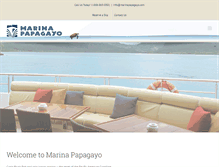 Tablet Screenshot of marinapapagayo.com